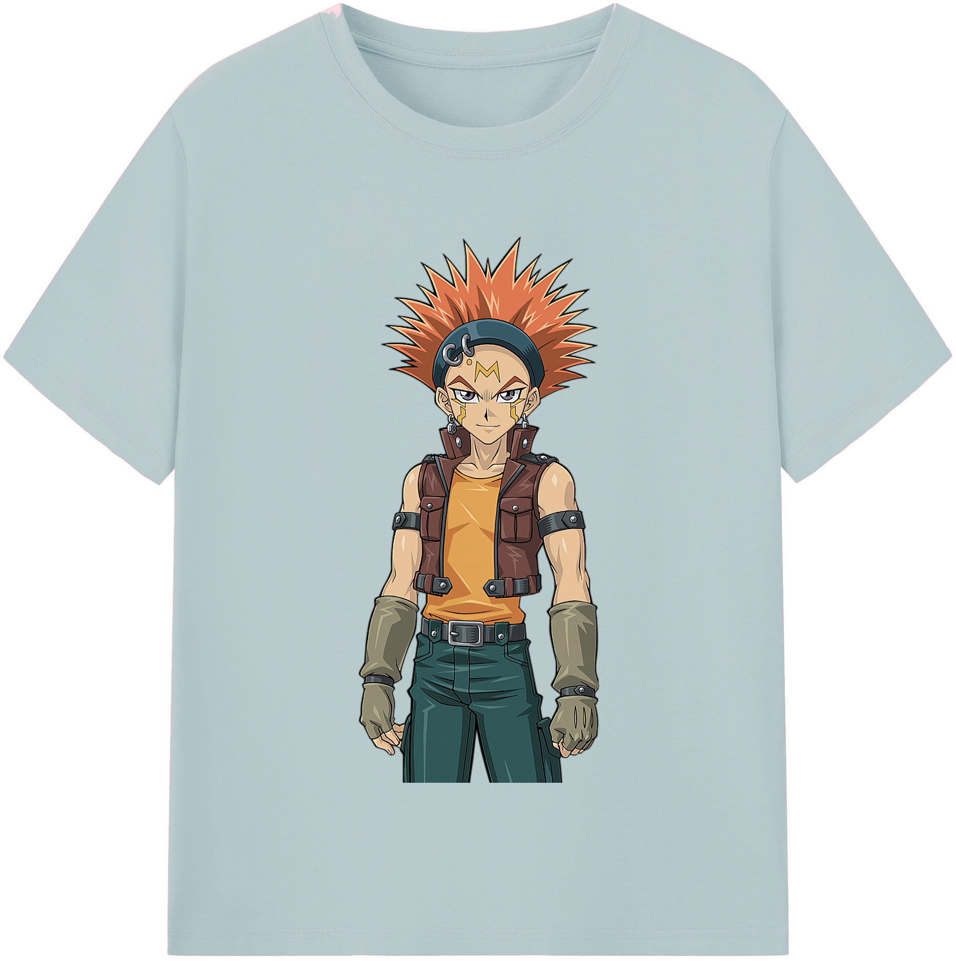 （画像用） 遊☆戯☆王 Yu-Gi-Oh! 綿100％半袖Tシャツ（フロントプリント）